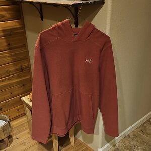 Under Armour Mens Brick Red Hoodie